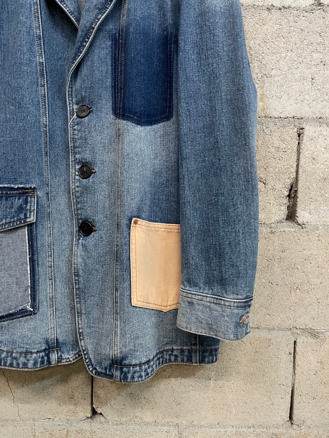 앤더슨벨 데님 패치 리워크 자켓  상품이미지4