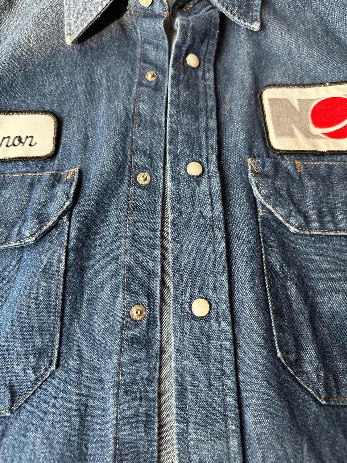 L 레드캡 REDKAP 데님 워크셔츠 상품이미지8