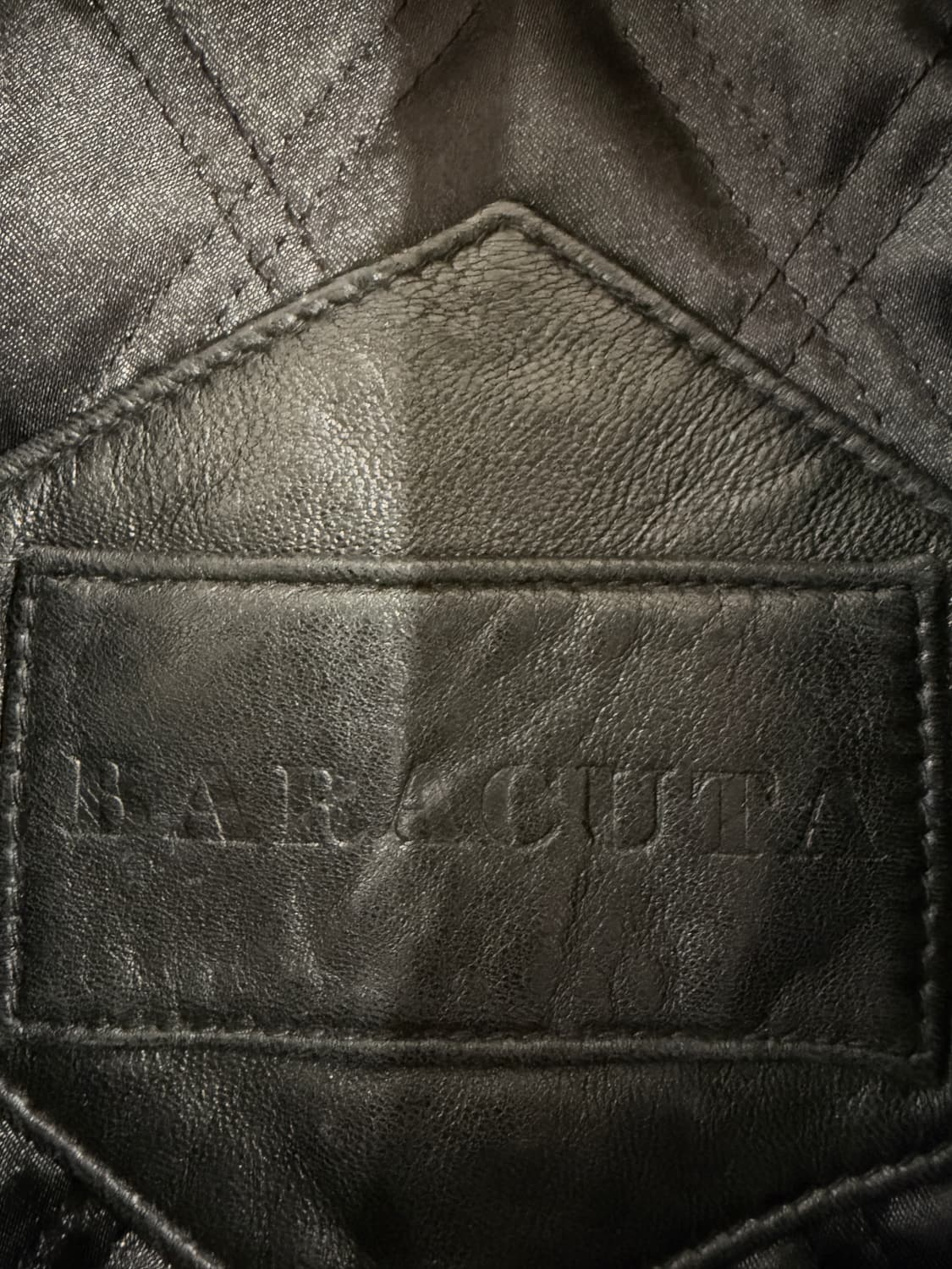 90's 바라쿠타 오리지널 레더 카 코트 상품이미지5