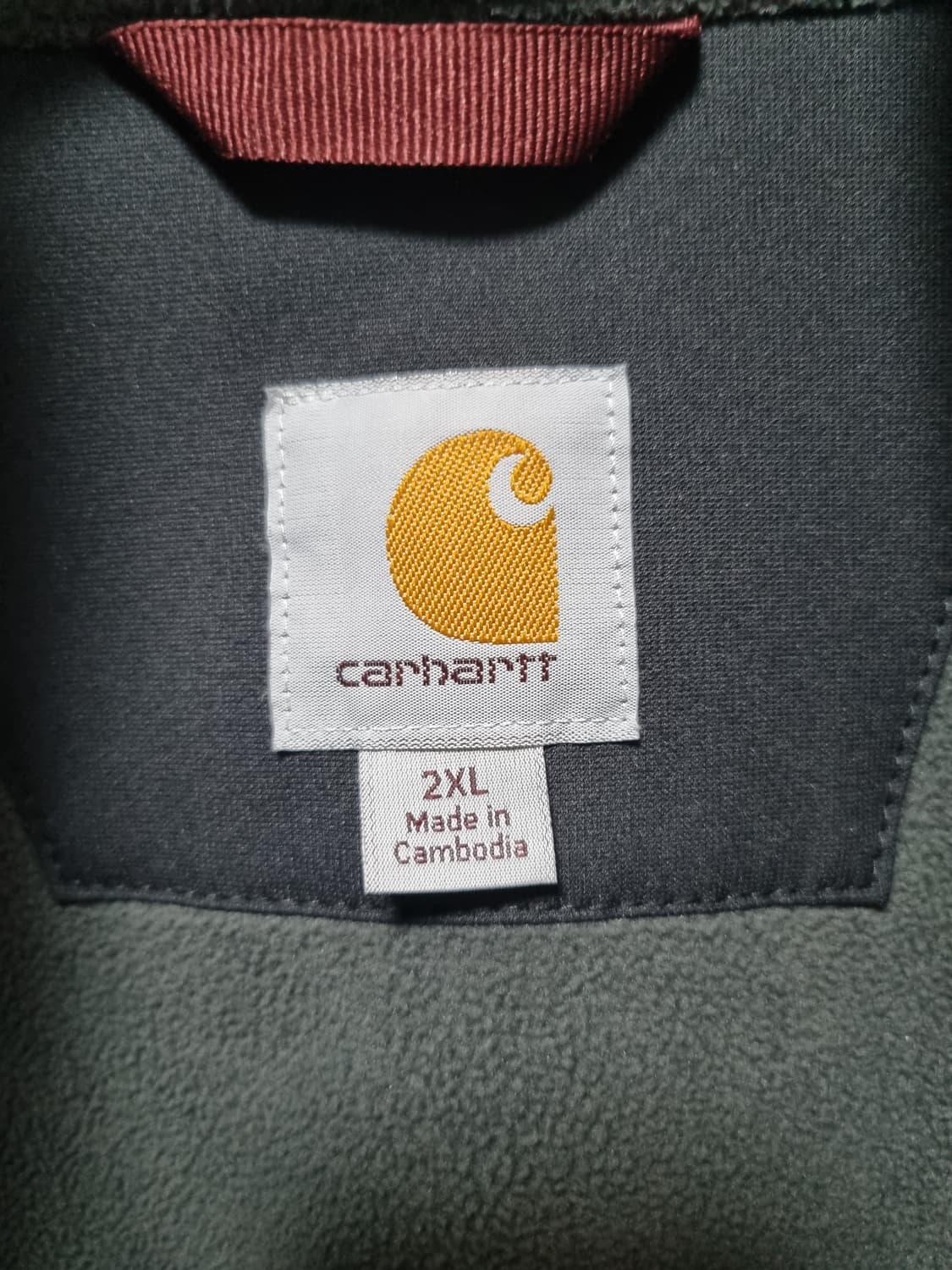 칼하트 크로울리 소프트쉘 레인 자켓 블랙 XXL 상품이미지3