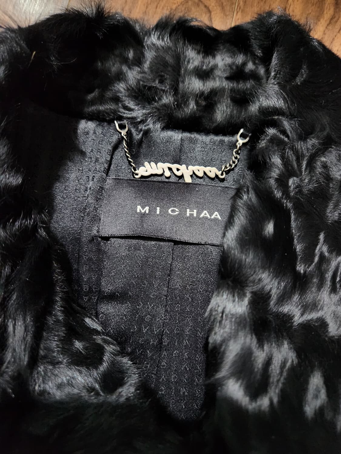 미샤 양털 양가죽 코트M 상품이미지3