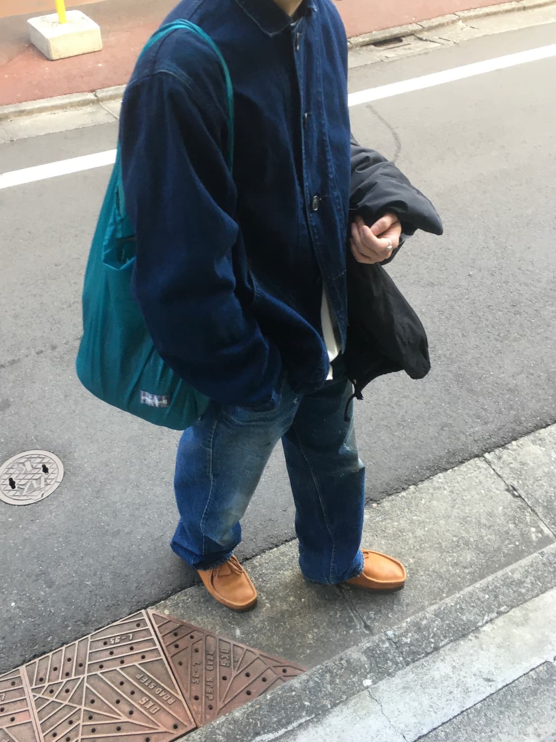 캐피탈 10온즈 IDGIDG & 8온즈 IDGIDG 애플맨 커버롤 인디고 상품이미지4