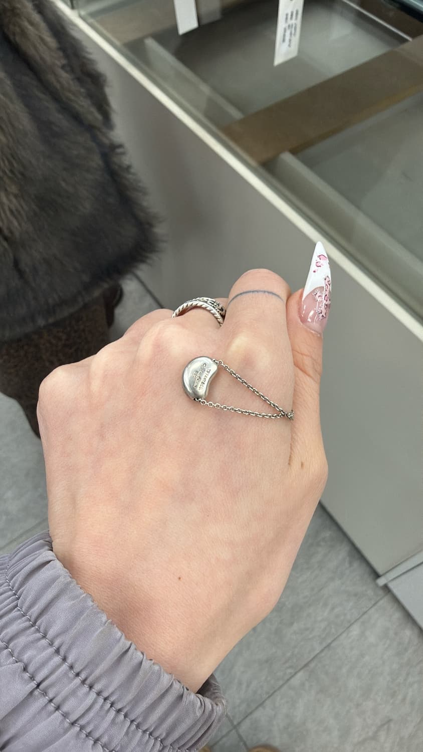 티파니 미니빈 목걸이 92.5실버 상품이미지2