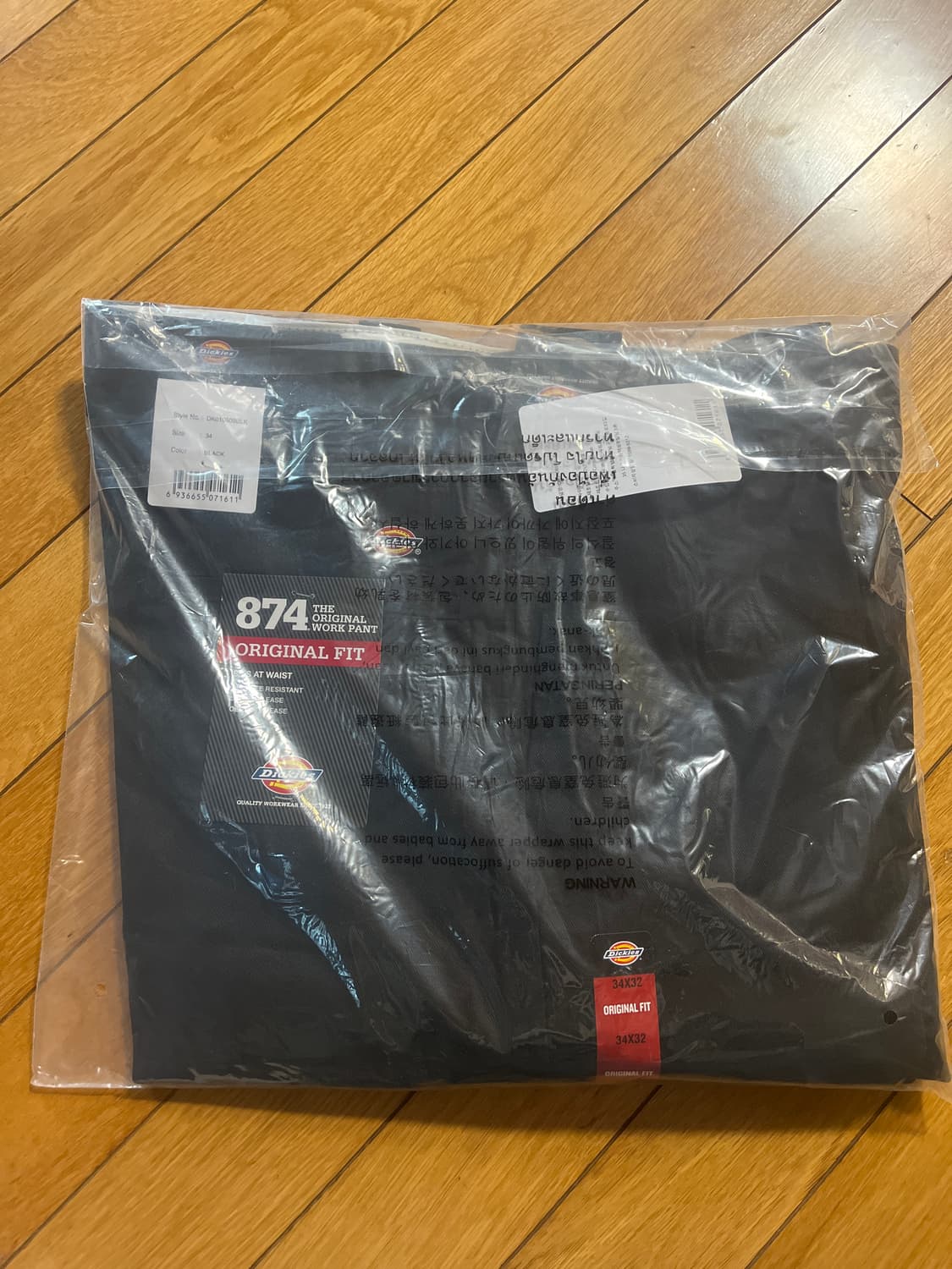 디키즈874 블랙 34 상품이미지1