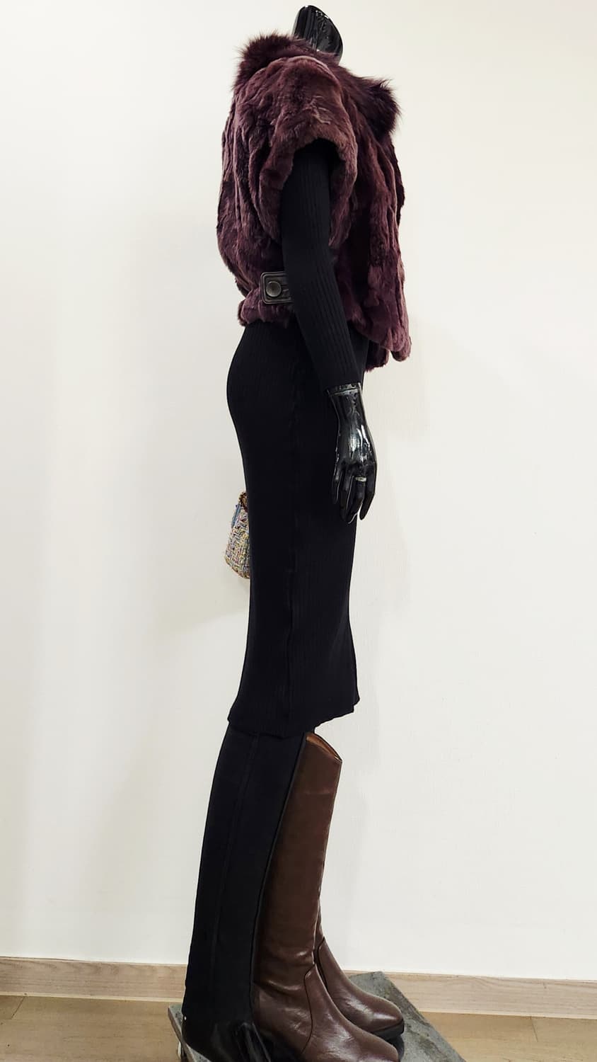 보라 폭스반팔자켓  상품이미지5