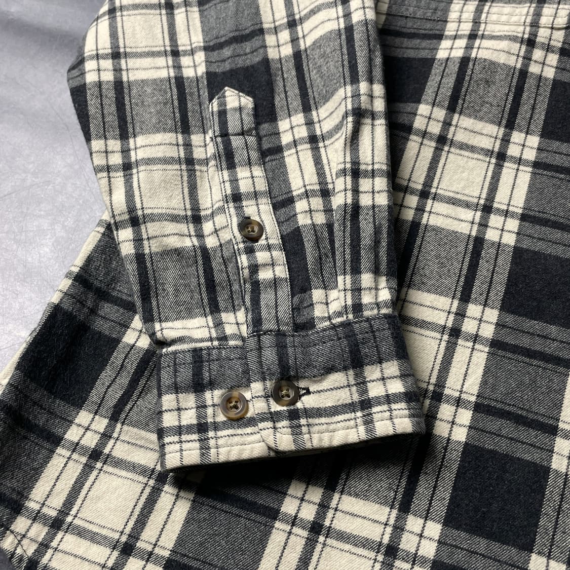 CARHARTT 칼하트 빈티지 체크 플란넬 워크 셔츠 A00891 상품이미지5