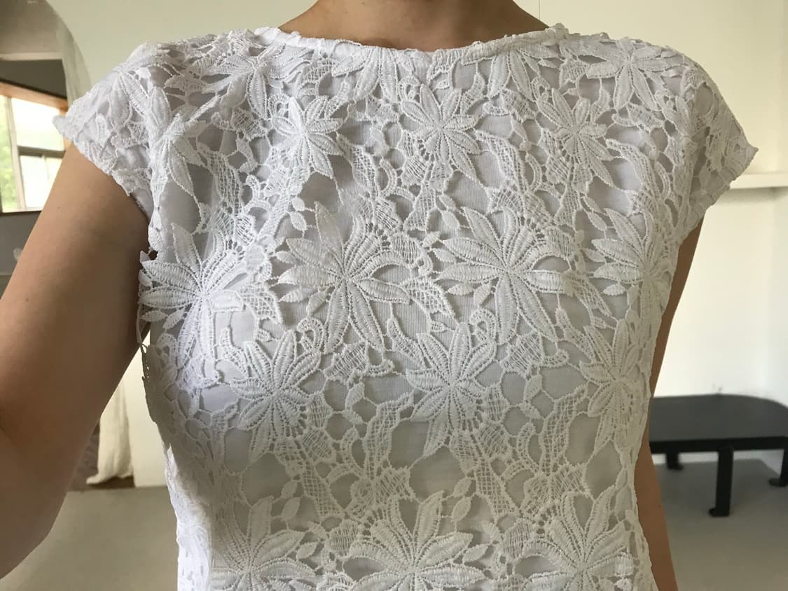 vintage ivory lace top 상품이미지7