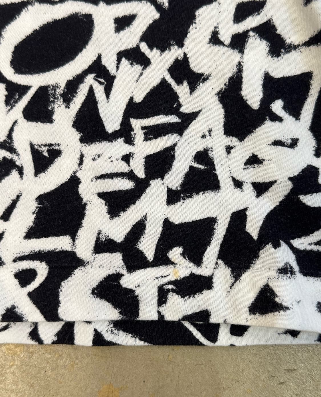 Come des Garcons letter graphic t-shirts 상품이미지9