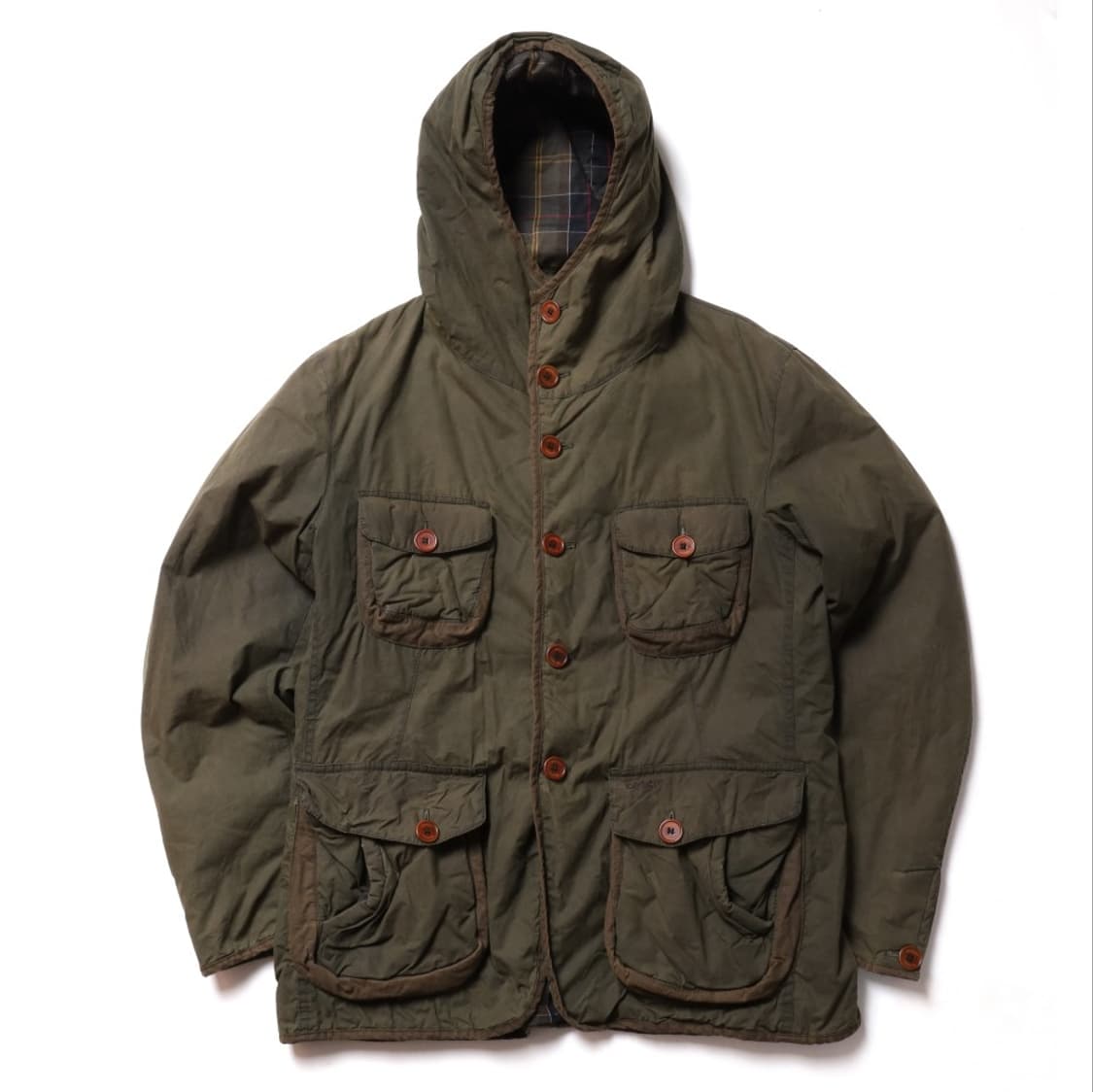 바버 Barbour Waxed Hooded Hunter Jacket 상품이미지2