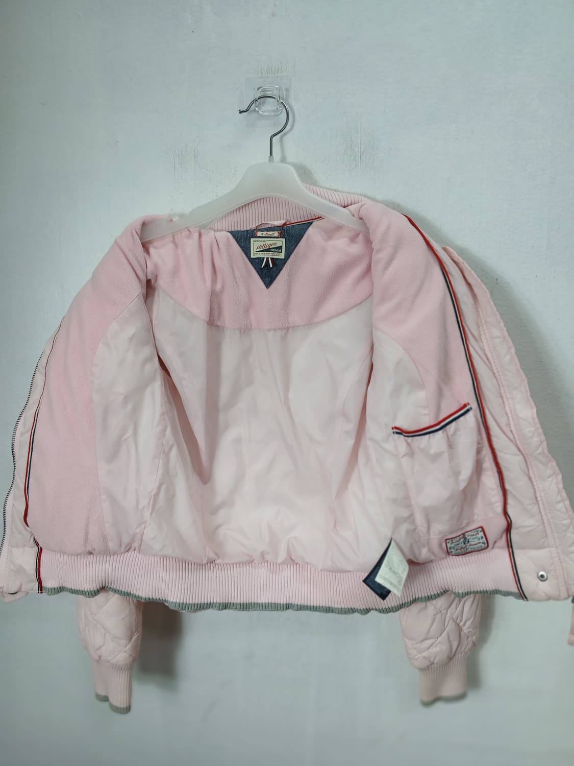 타미힐피거 퀼팅핑크자켓  85 XS 상품이미지6