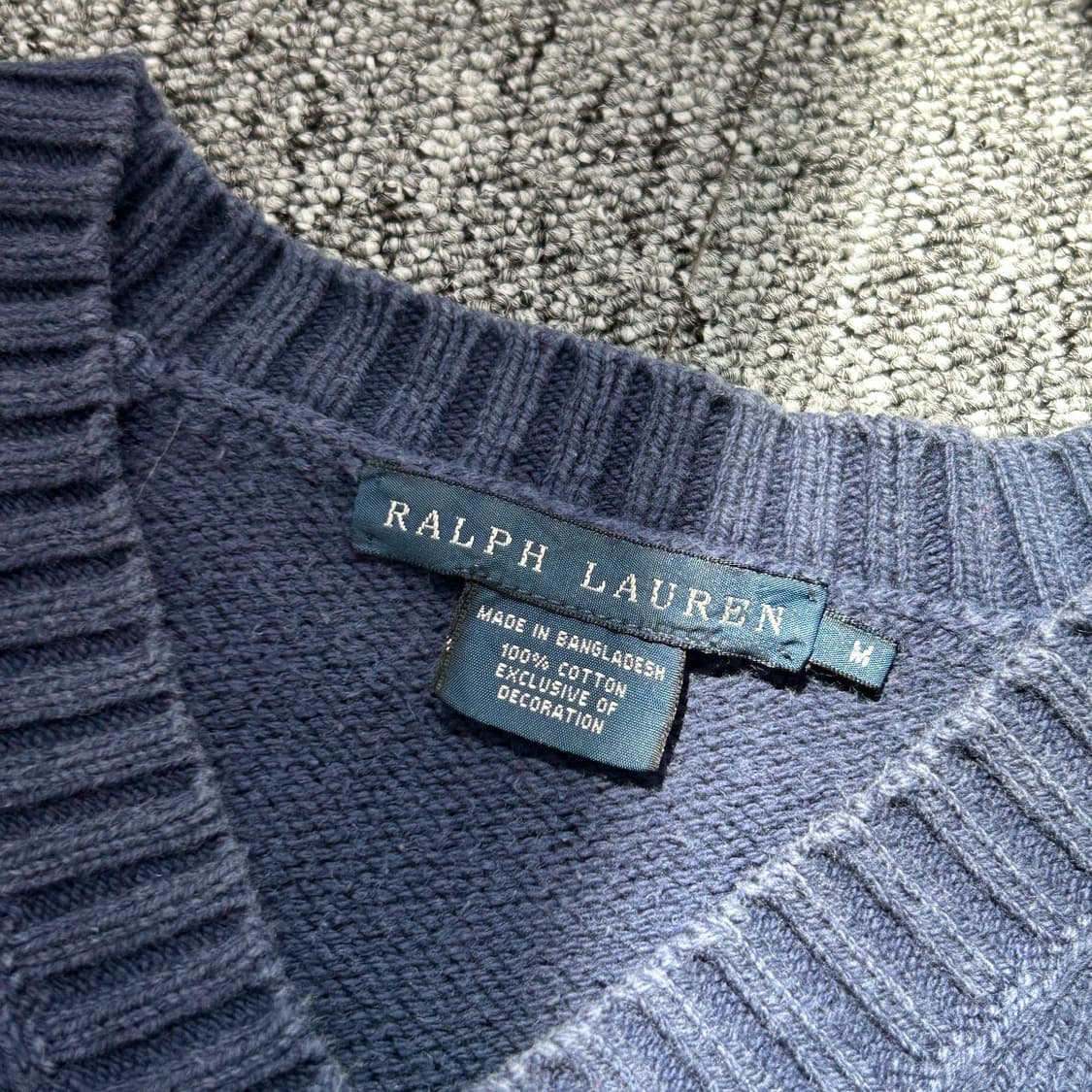 랄프로렌 네이비 브이넥 니트 상품이미지7