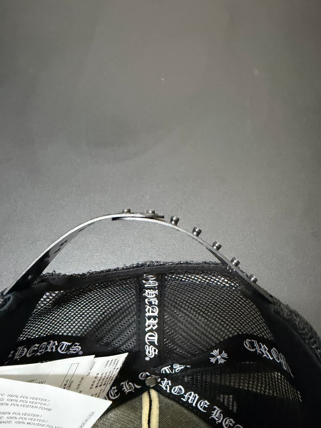 크롬하츠 밀리터리 크로스 트러커 킹 타코 메쉬 볼캡 상품이미지5