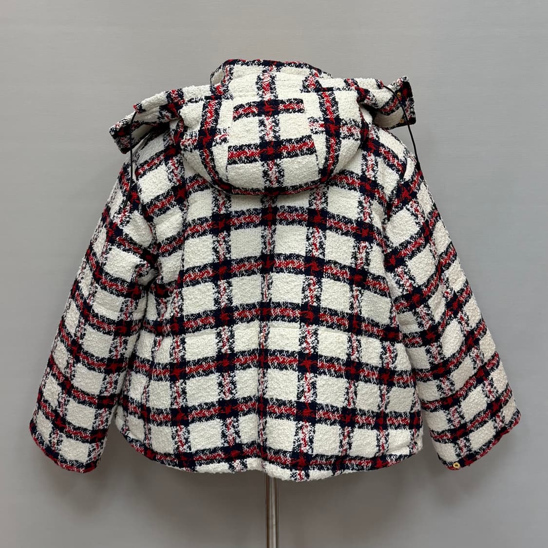 구찌 체크 트위드 패딩 ( 여성 오버핏 )  상품이미지2