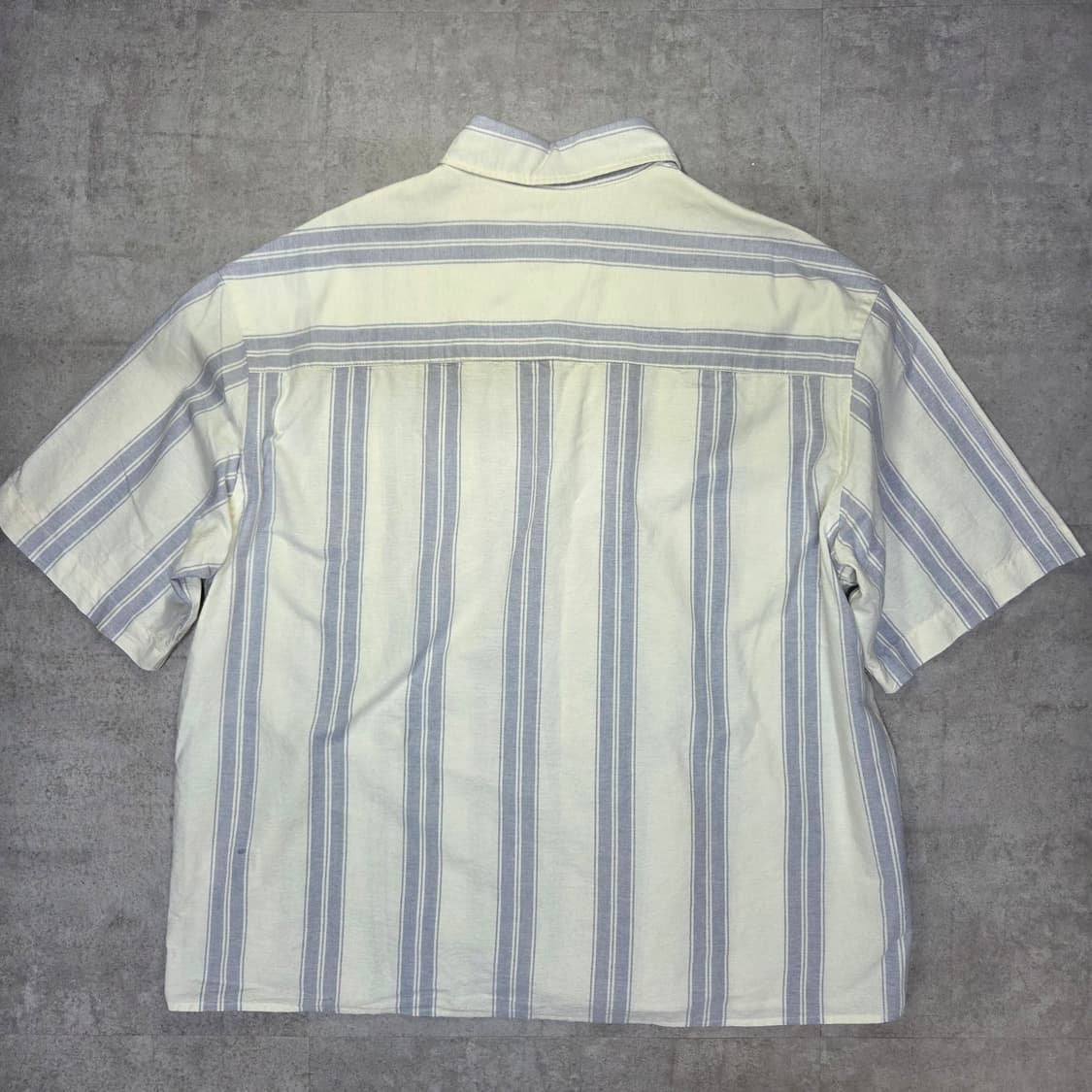 (네고가능)H&M 블루 줄무늬 반팔셔츠 상품이미지2