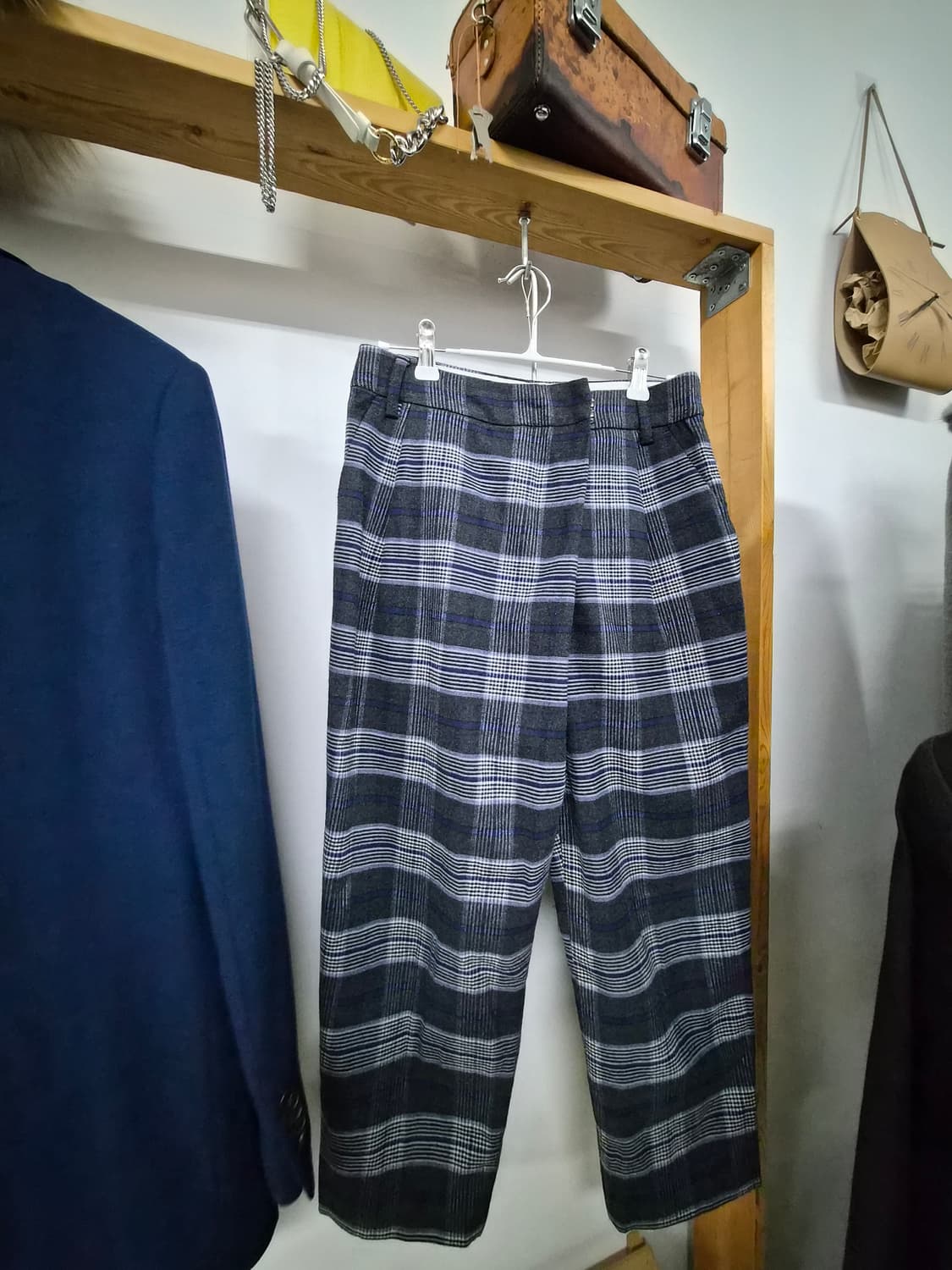 지고트 블루자켓. 쥬시쥬디 랩체크팬츠 상품이미지6