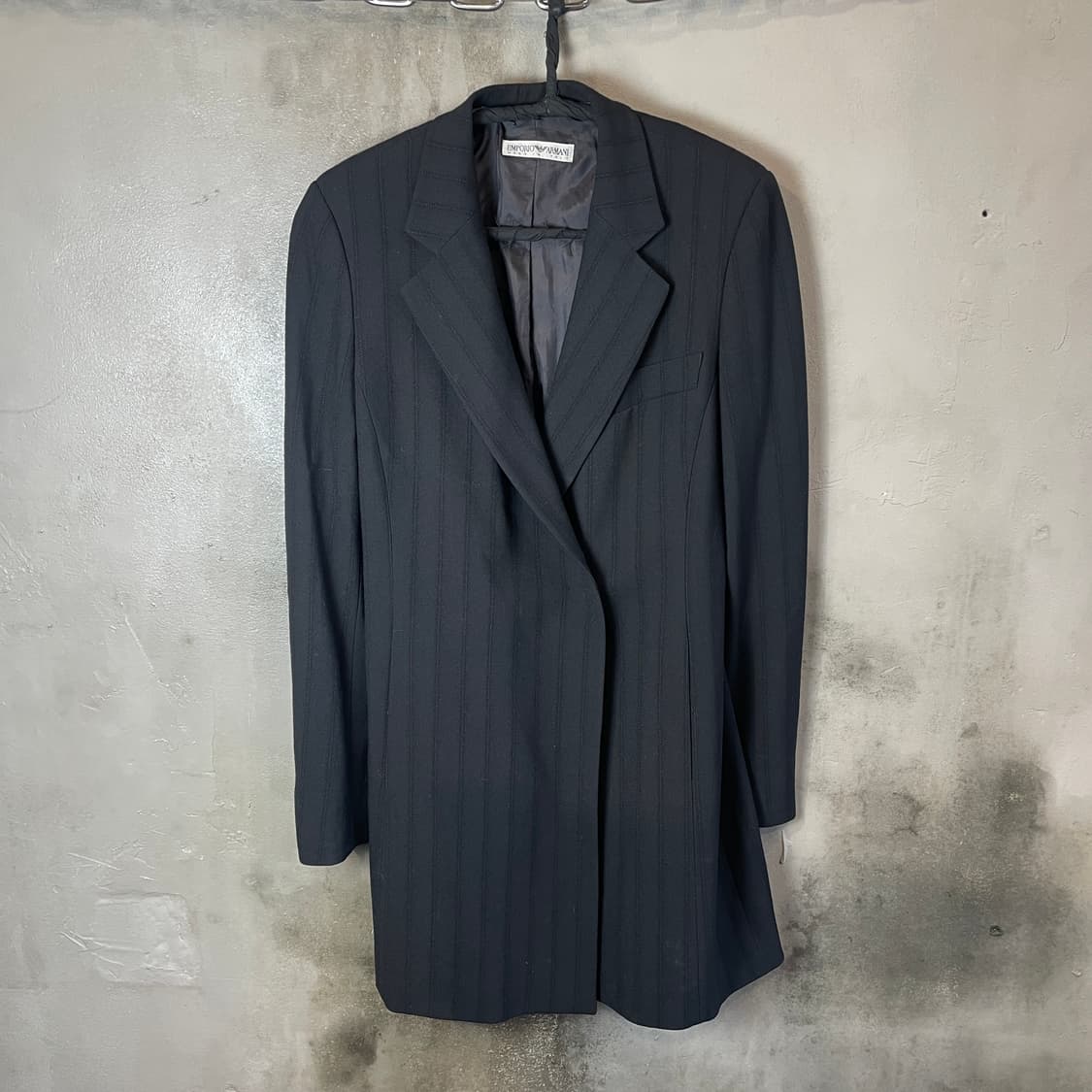 98AW 엠포리오 아르마니 스트라이프 코트 상품이미지1