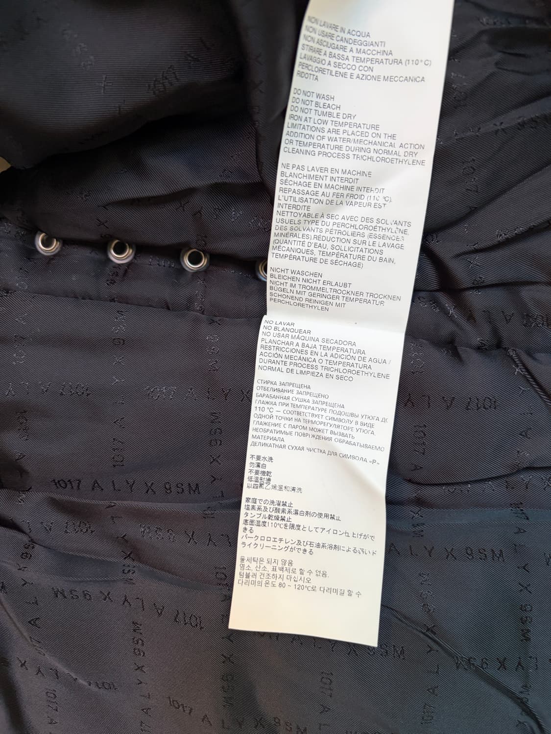 알릭스 집업 패딩 크롭 베스트 질레 블랙 ALYX  몽클레어 푸퍼 조끼 상품이미지9