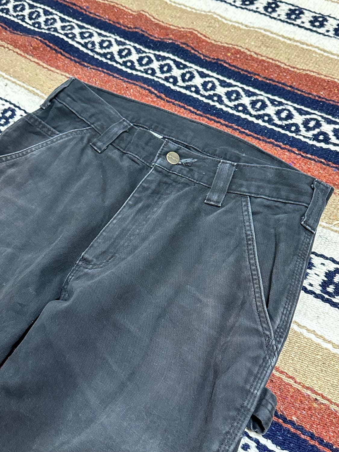 [칼하트] •Carhartt Carpenter Pants B324-BLK 상품이미지3