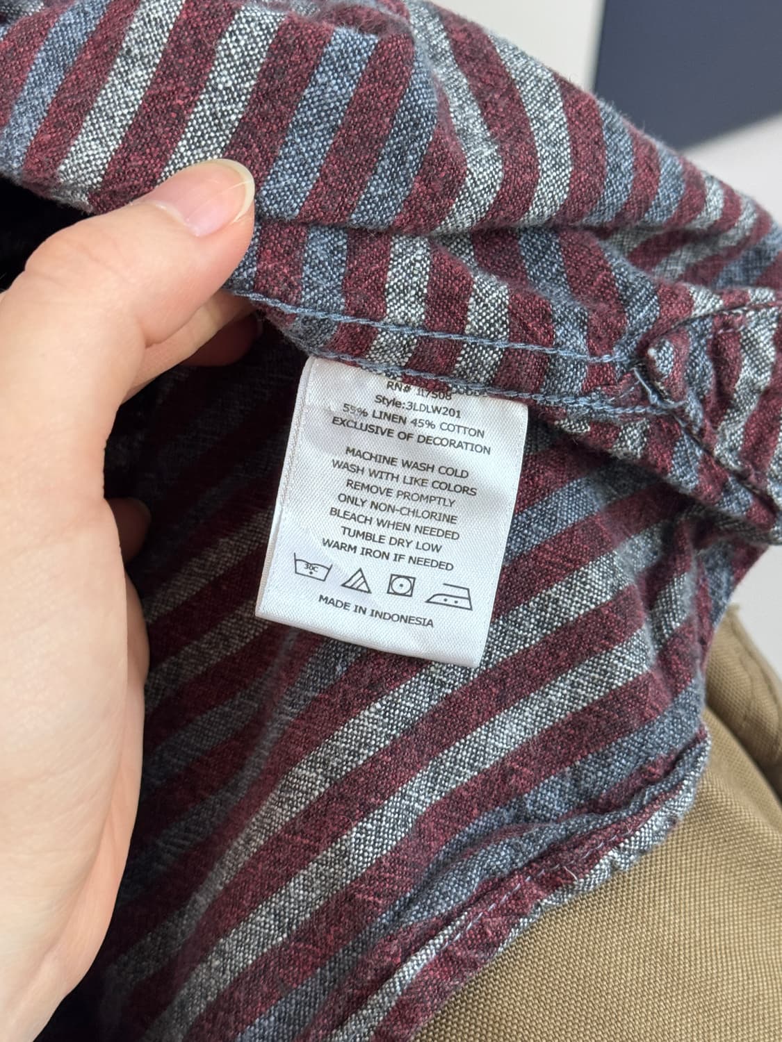 리바이스 빈티지 스트라이프 셔츠 상품이미지4