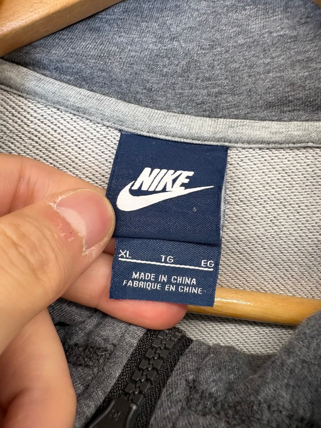 나이키 그레이 스우시 후드집업 상품이미지6