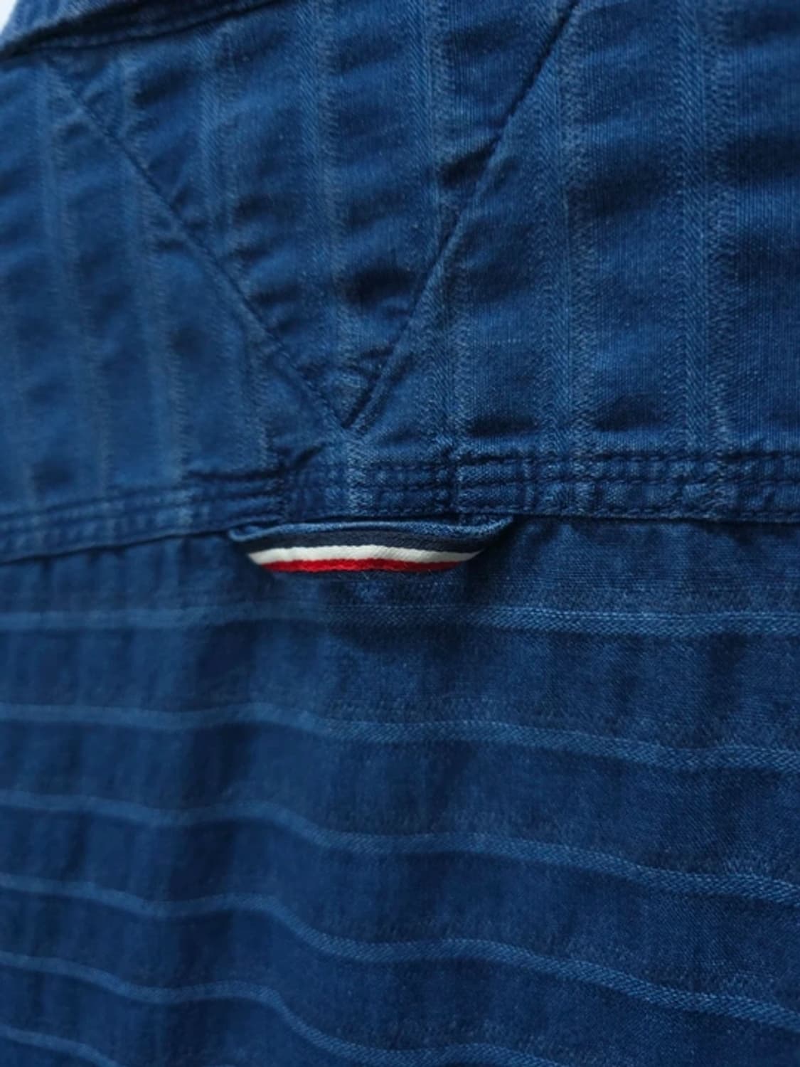 타미힐피거 샴브레이 진청 셔츠 (95) 상품이미지8