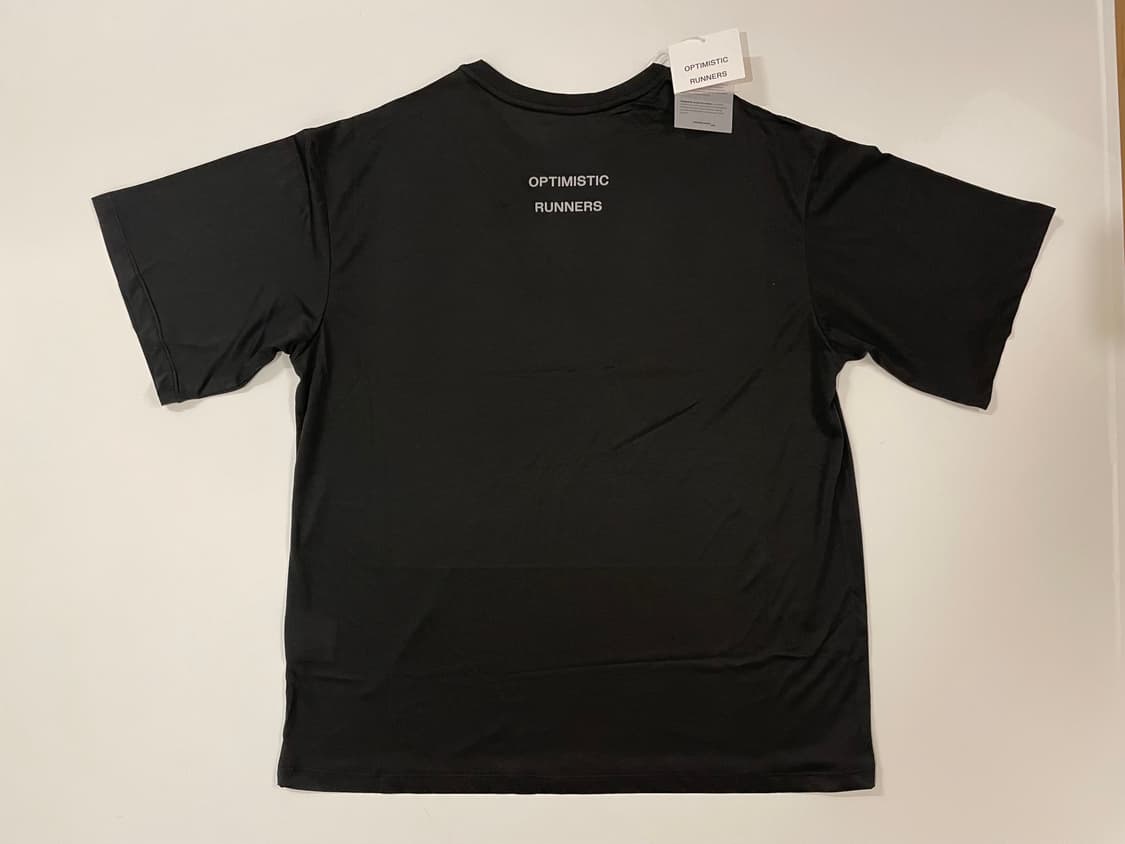 옵티미스틱러너스 티셔츠 블랙 L 새상품 판매 상품이미지2
