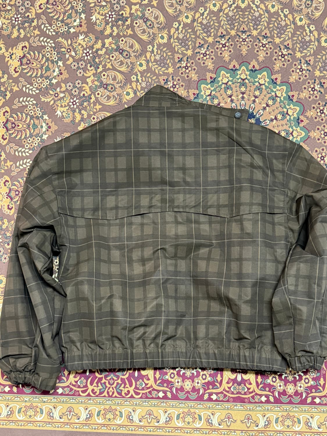 디미트리블랙 헤링턴 자켓 체크 브라운 상품이미지3