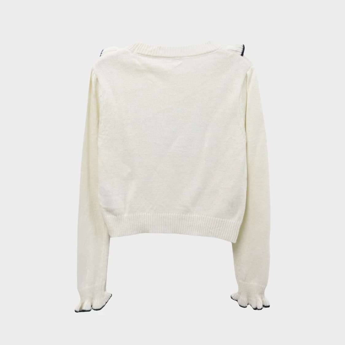 EVELYN 히메갸루 프릴 리본 니트 62358 상품이미지2