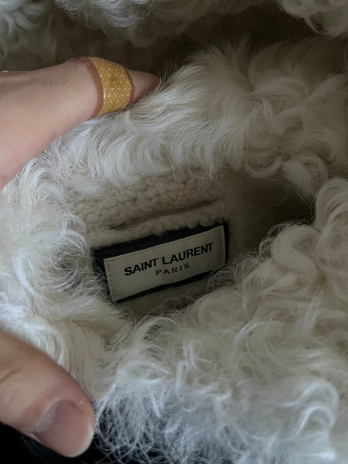 17aw Saint Laurent Paris leather hooded 상품이미지5