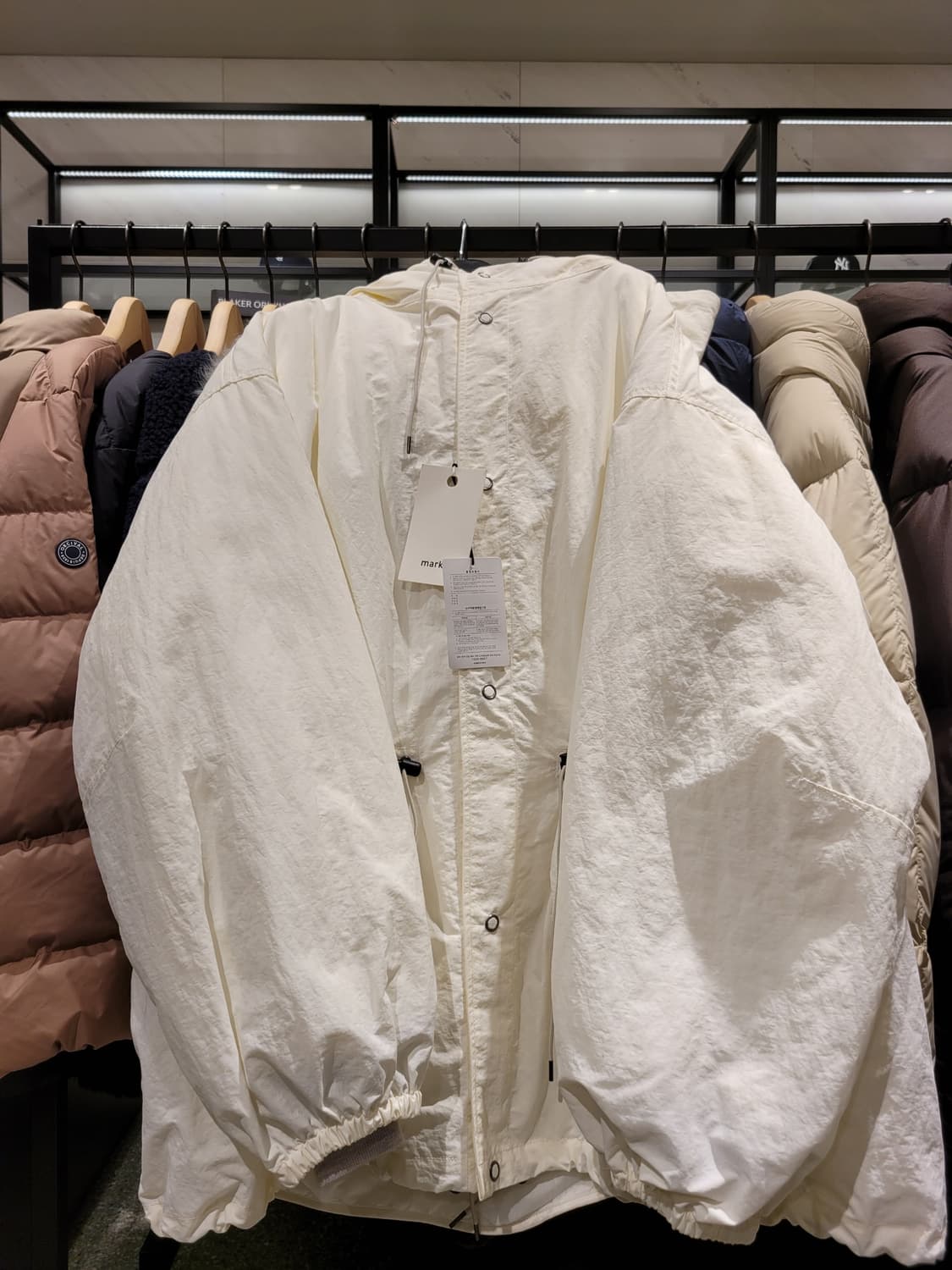 Marka 라이닝 스노우 파카 3사이즈 화이트 상품이미지1