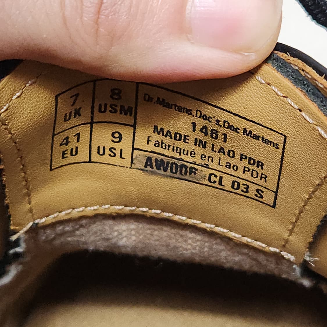 [7UK] 닥터마틴 1461 스무스 3홀 (260~265) 상품이미지9