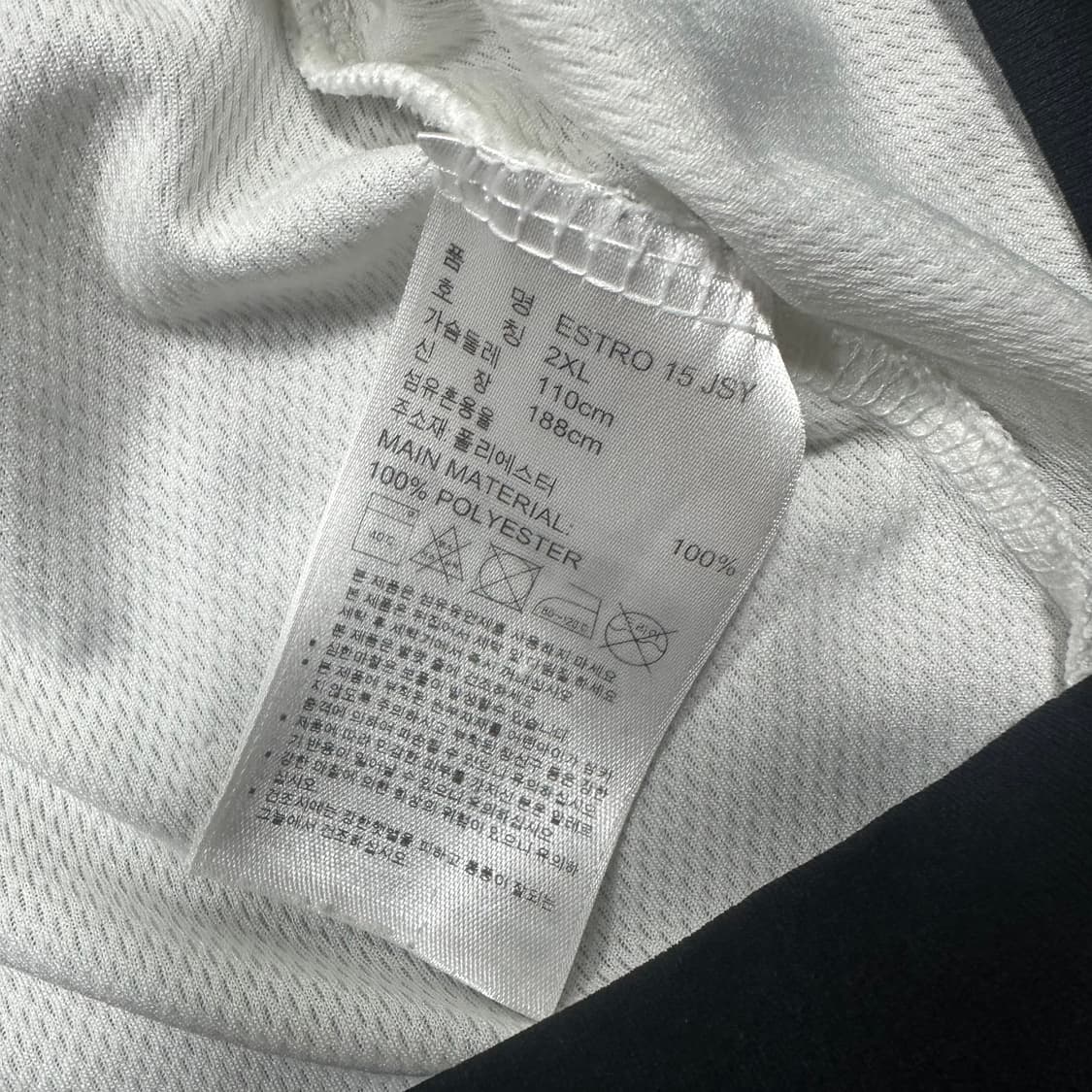 ✨ (만원 빈티지) 아디다스 기능성 흰검 반팔티  상품이미지4