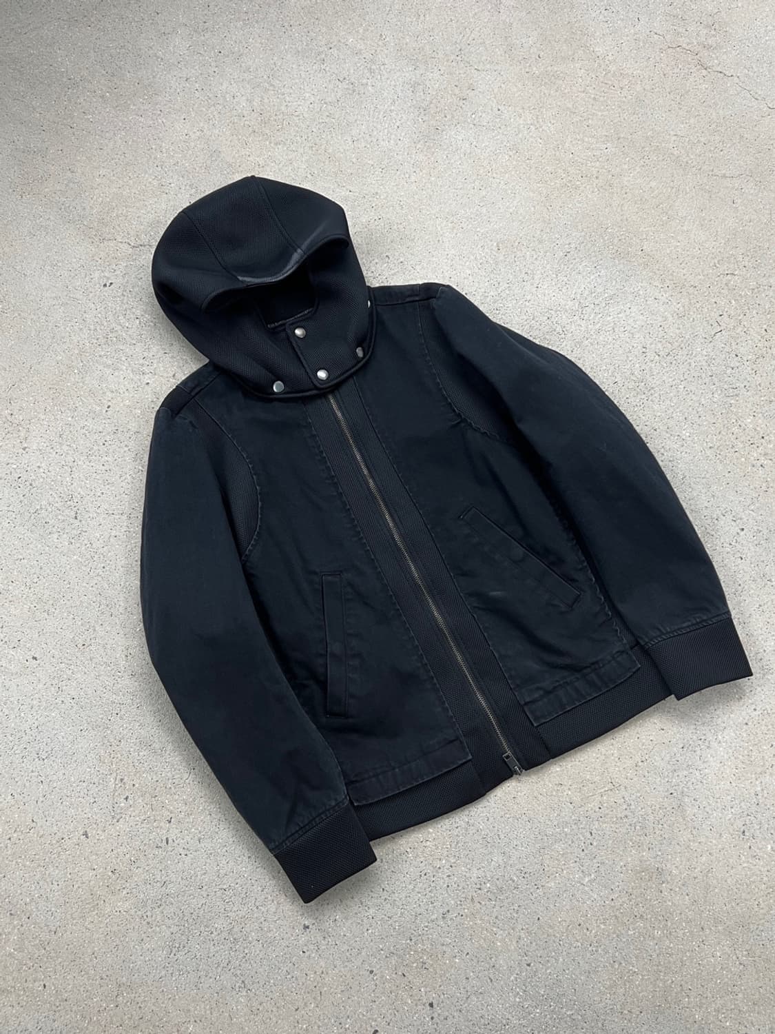 디젤 패브릭믹스 데님 / 메쉬 후드집업 상품이미지3