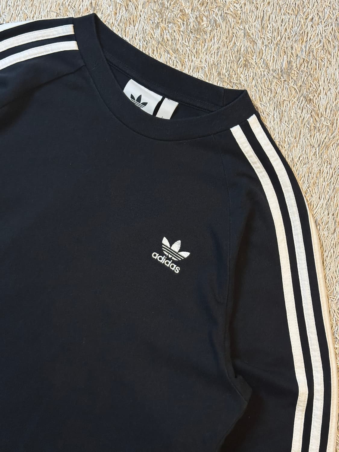 아디다스 ADIDAS 파이어버드 스포티 사이드라인 롱슬리브 블랙 상품이미지2