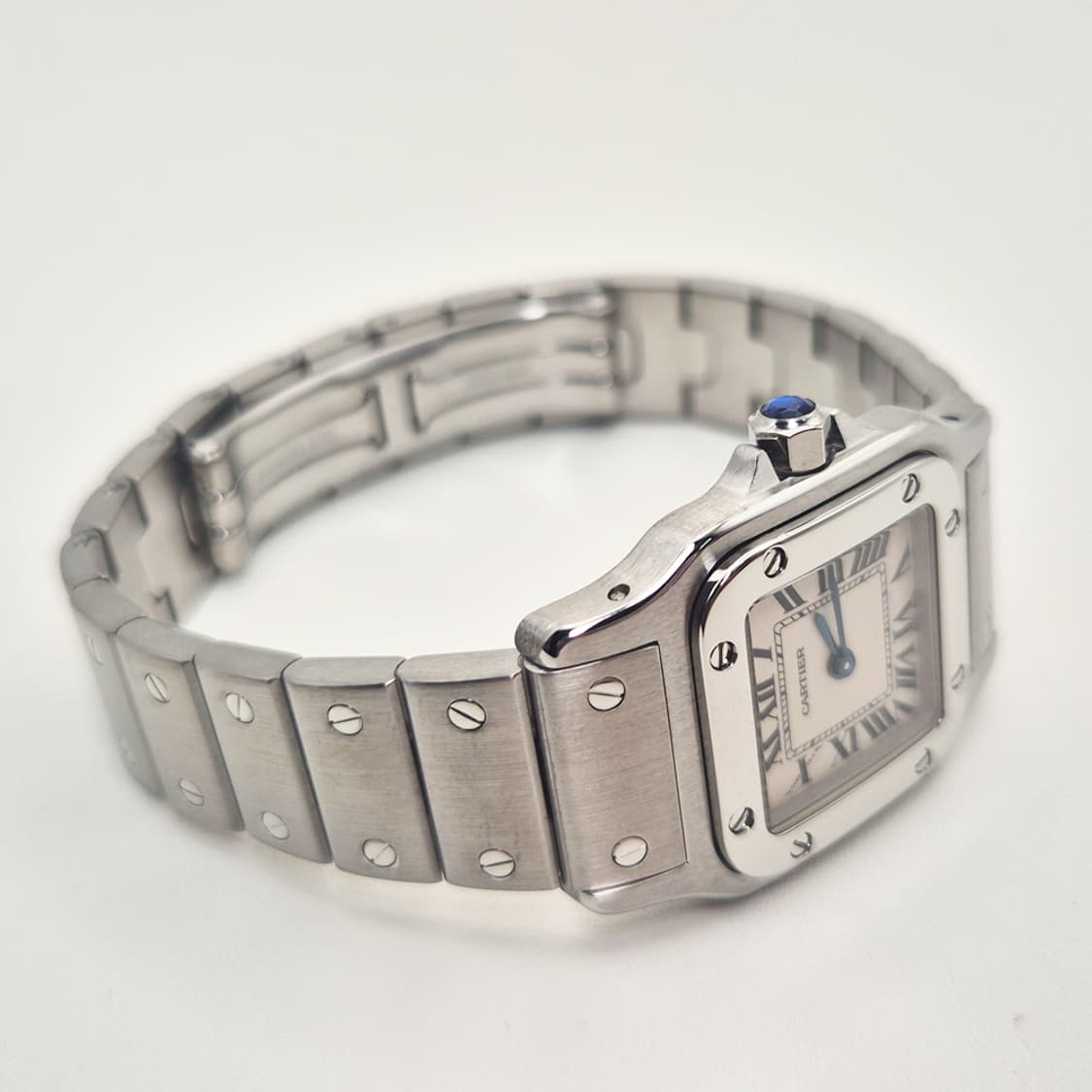 까르띠에 산토스 스틸 스몰사이즈 여성용 상품이미지6