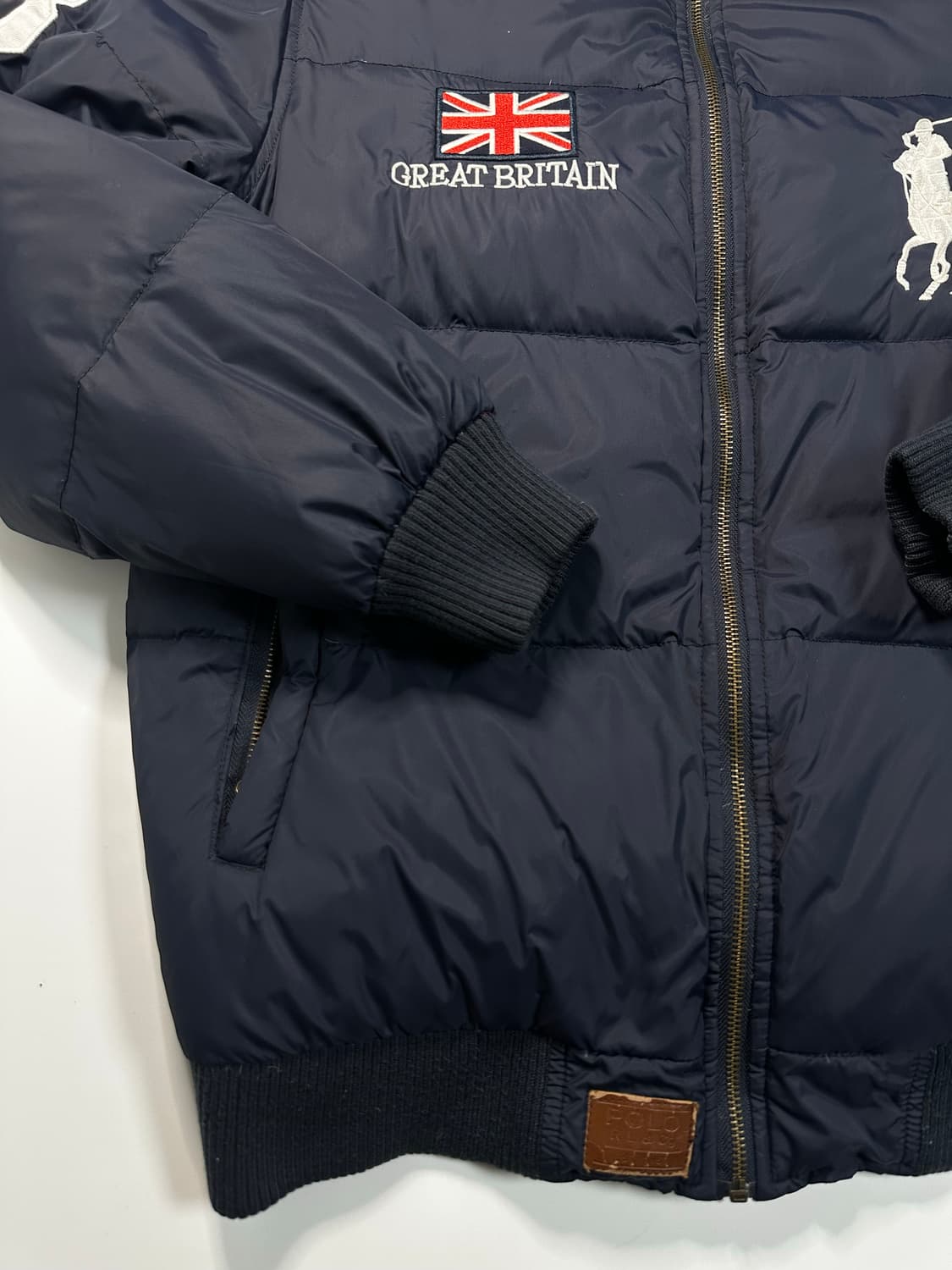 폴로 빅포니 브리튼 다운 패딩 네이비 XL 상품이미지4
