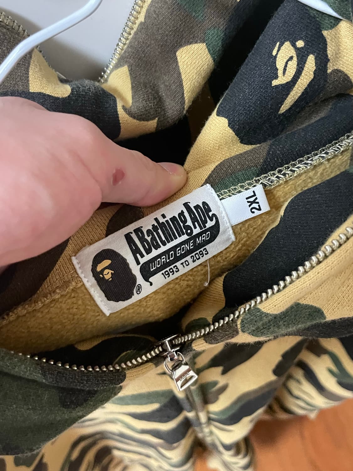 베이프 1st 샤크후드집업 WGN 상품이미지2