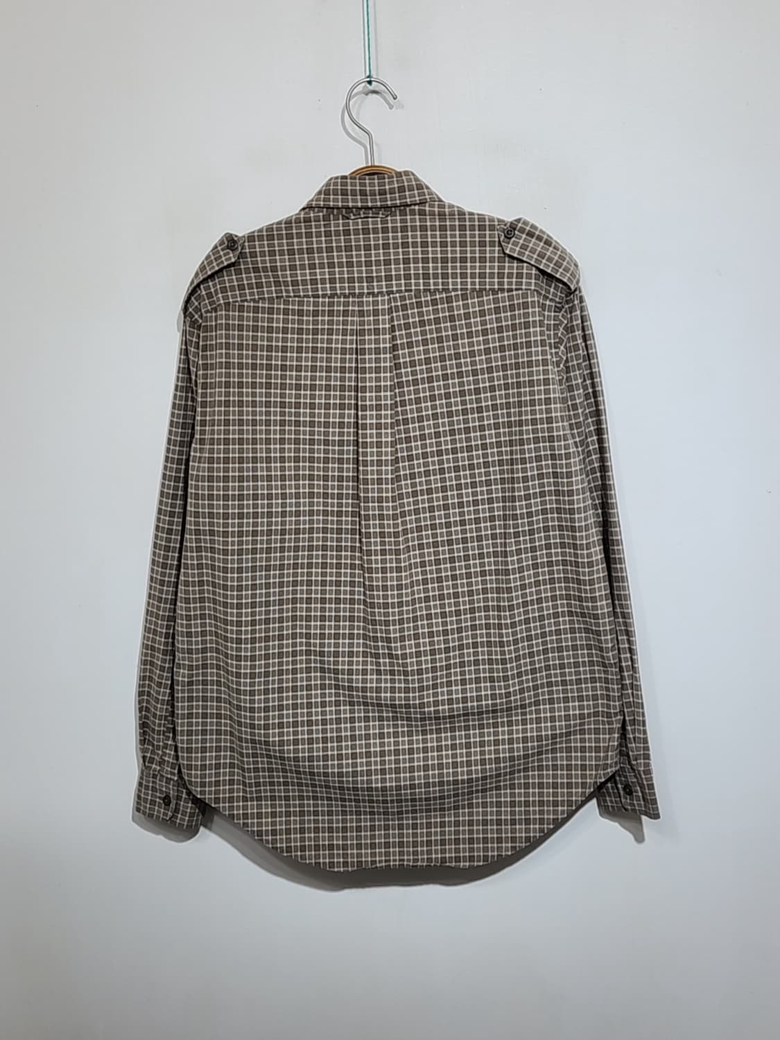 (L) 타미힐피거 체크남방 견장 포켓 토미 셔츠  상품이미지6