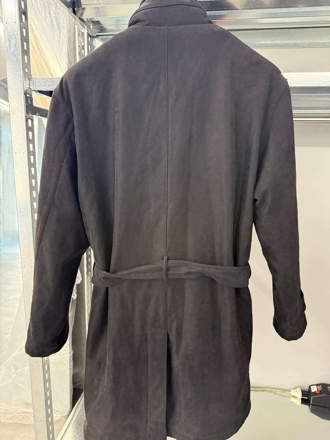 Armani Exchange 블랙 로브 코트 L 상품이미지4