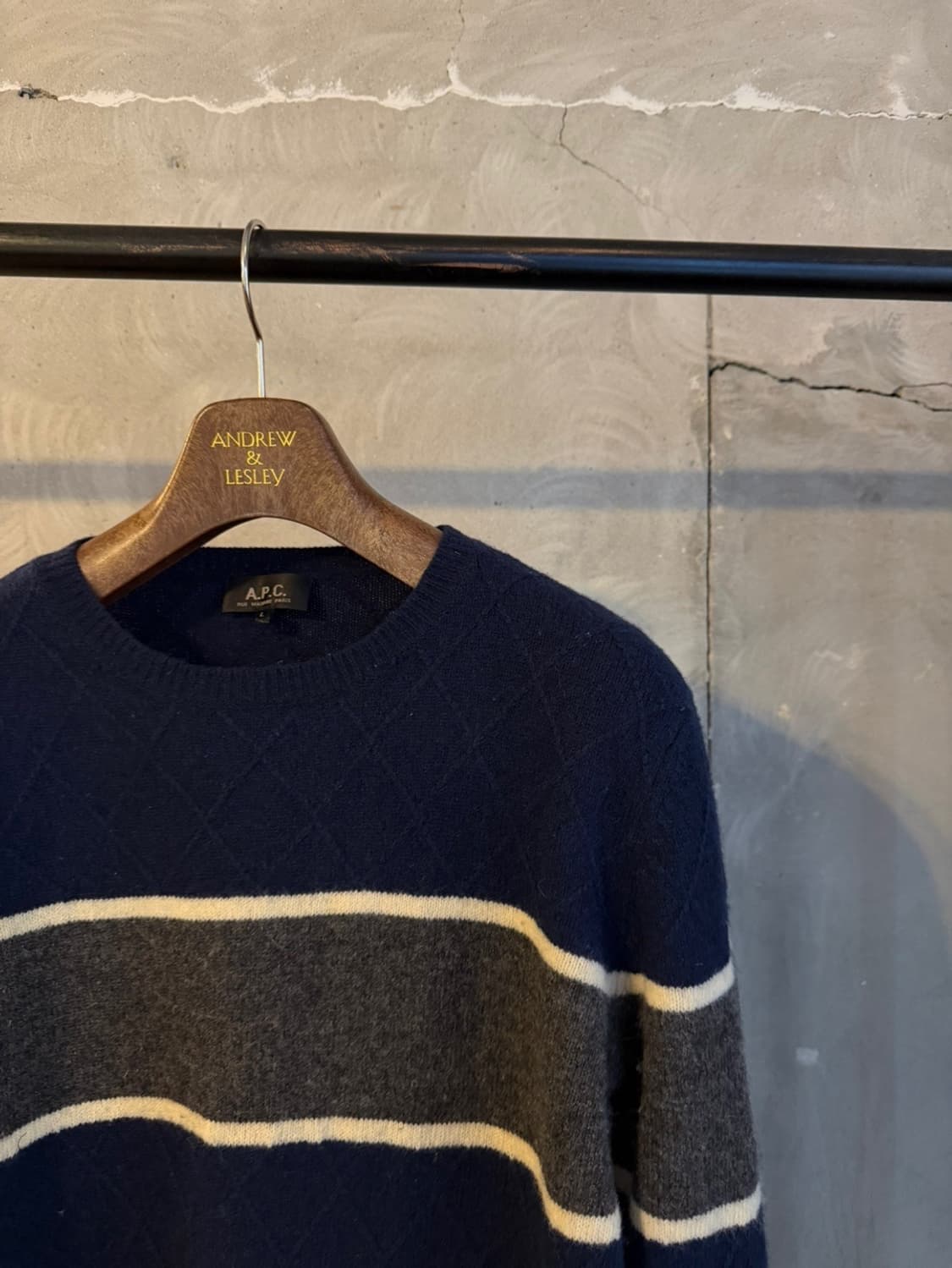 아페쎄 램스울 니트 100 상품이미지4