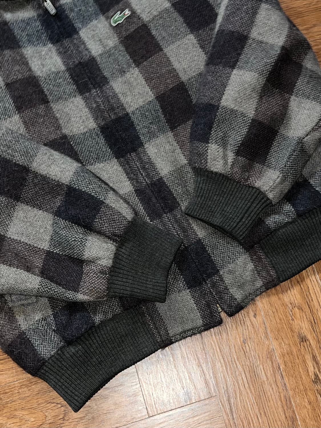 Lacoste 라코스테 모직 체크 블루종 상품이미지9