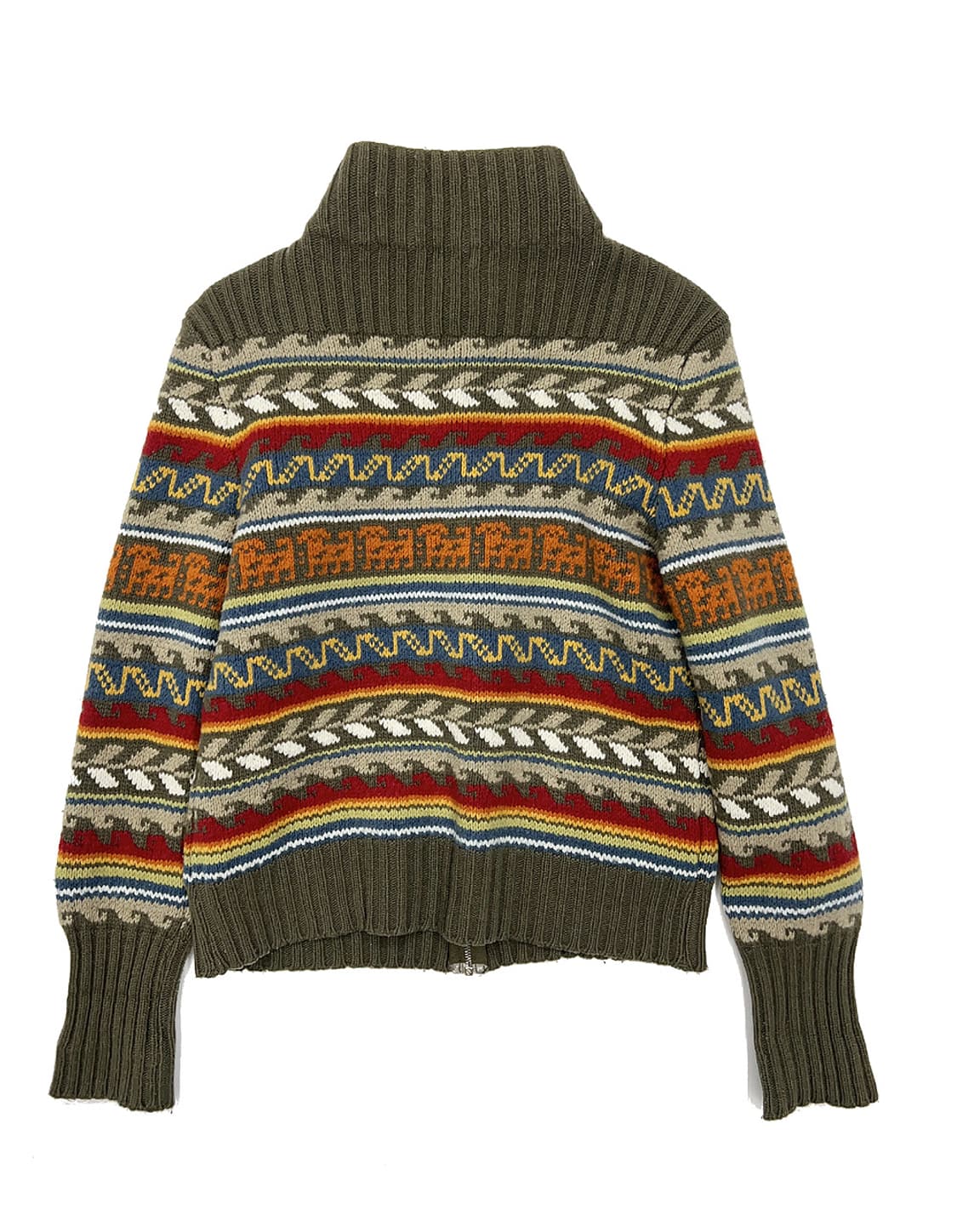 베네통 울 니트 집업 상품이미지3