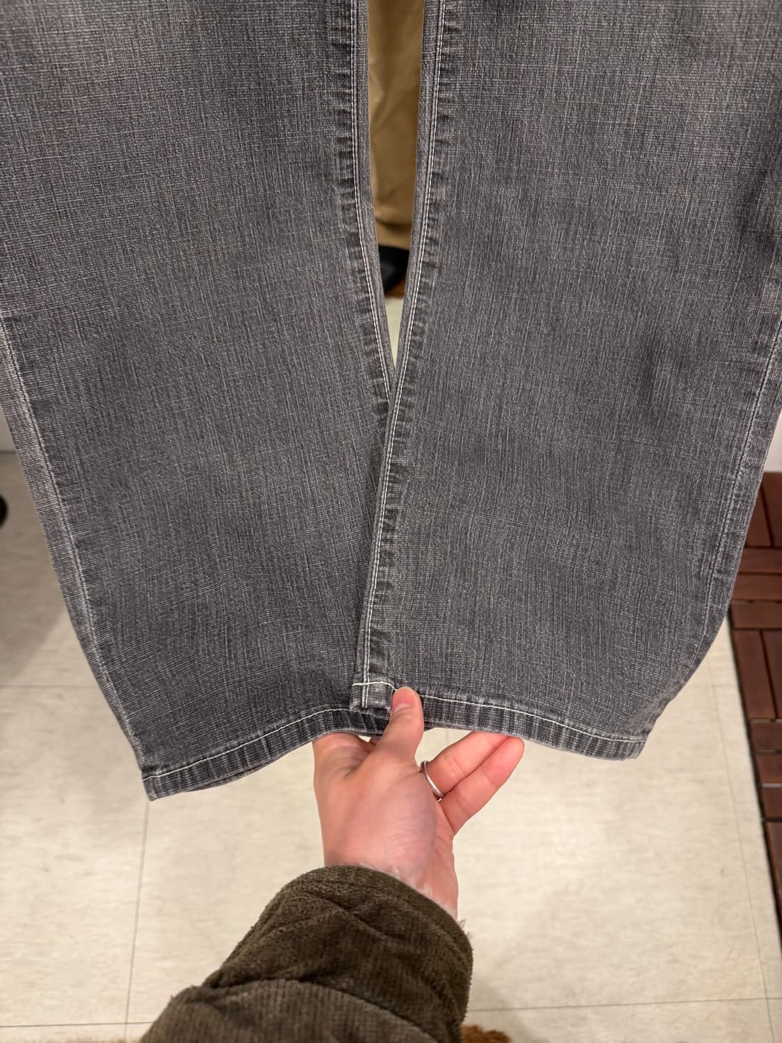 Wrangler 랭글러 흑청 데님 팬츠 (31inch) 상품이미지4