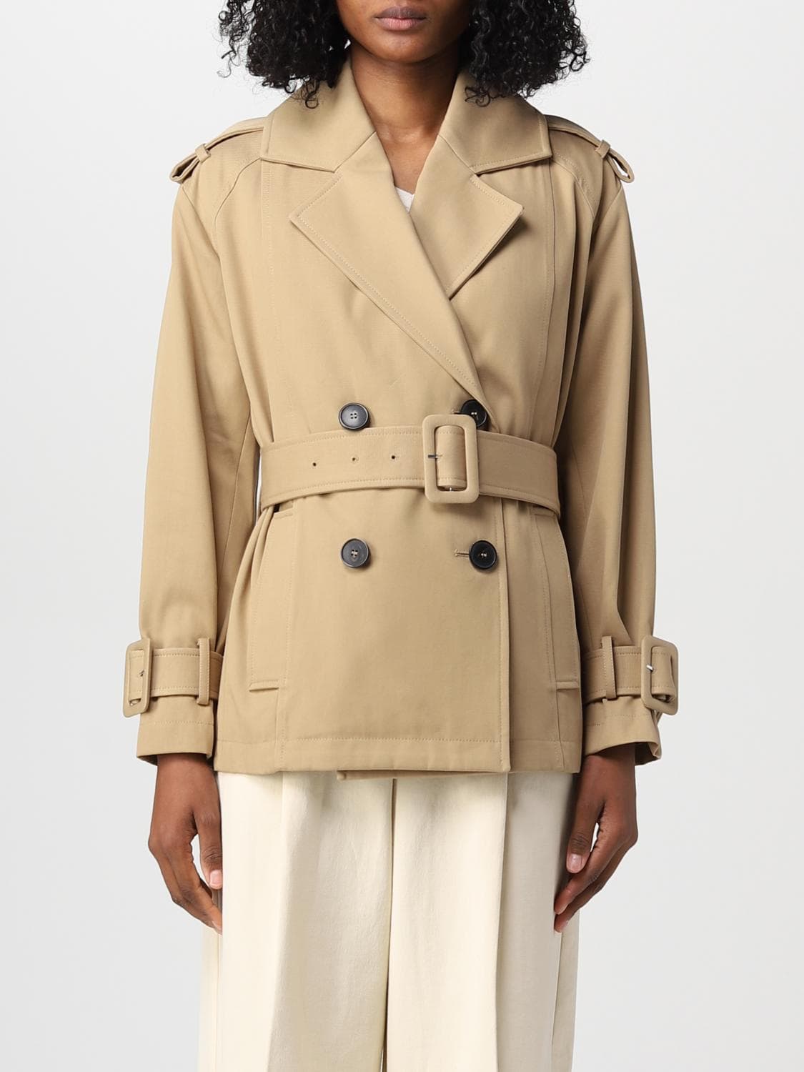 정가 73만원대) [1] ba&sh 바쉬 정품 하프 벨트 트렌치코트 상품이미지1