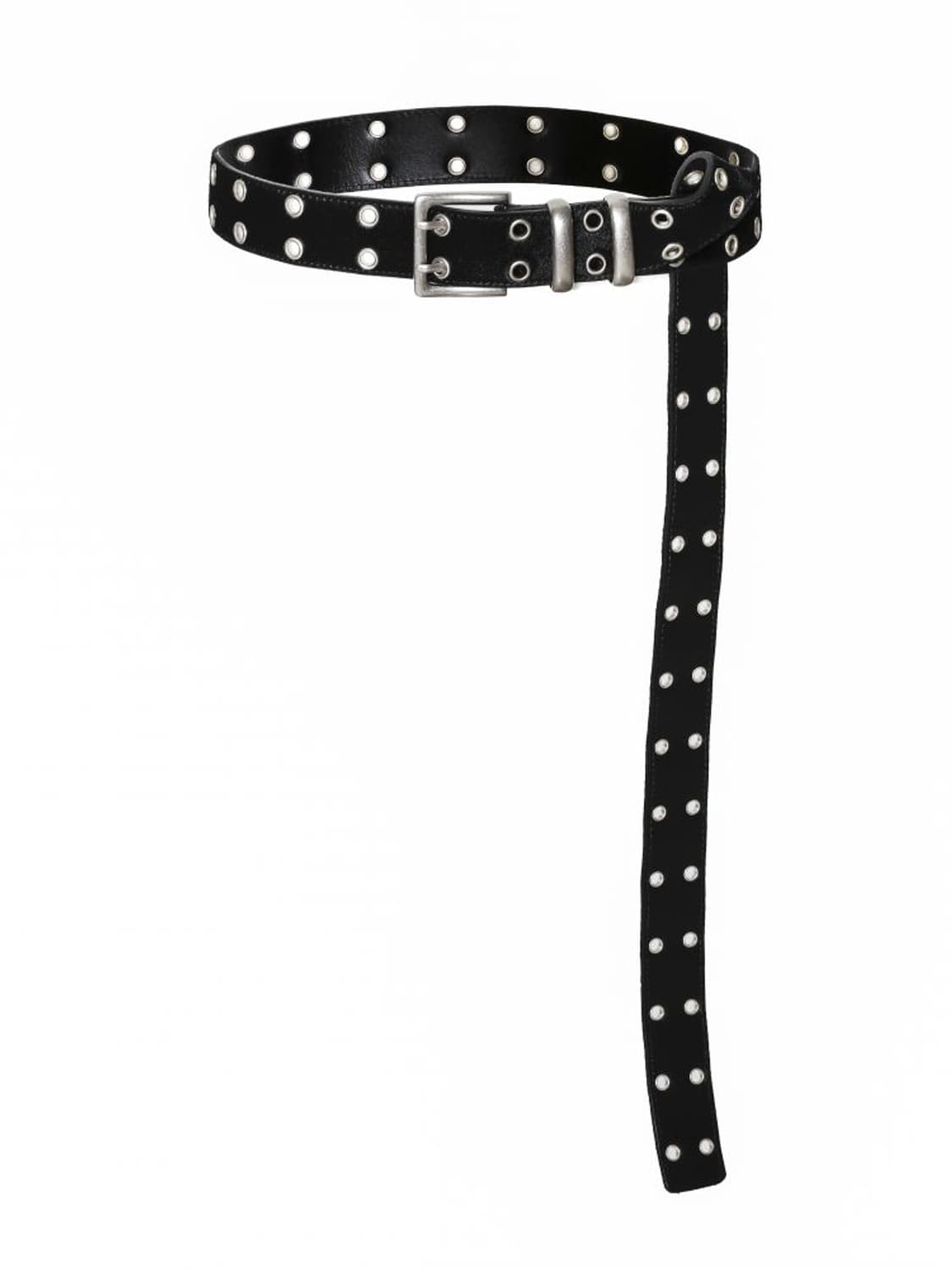 MJD X 카미엔 더블 홀 벨트 블랙 상품이미지1