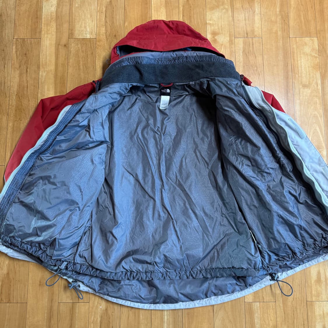 노스페이스 하이벤트 스키 자켓 레드/그레이 US L 상품이미지4