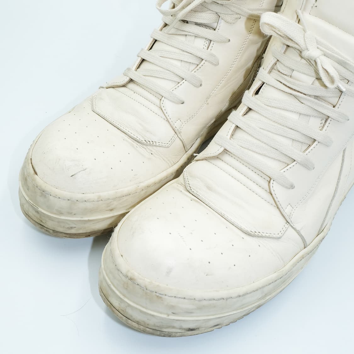 릭오웬스 지오바스켓 밀크 레더 42(270) 사이즈 BT27016 상품이미지6