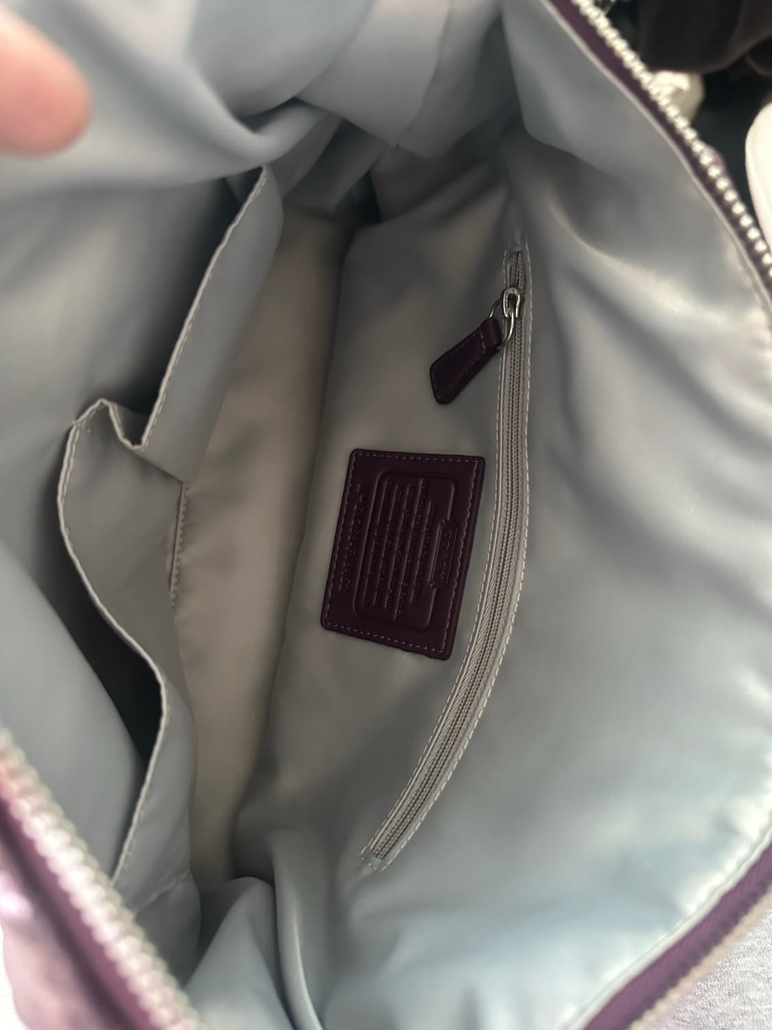 코치 빈티지 퍼플 숄더백 상품이미지9