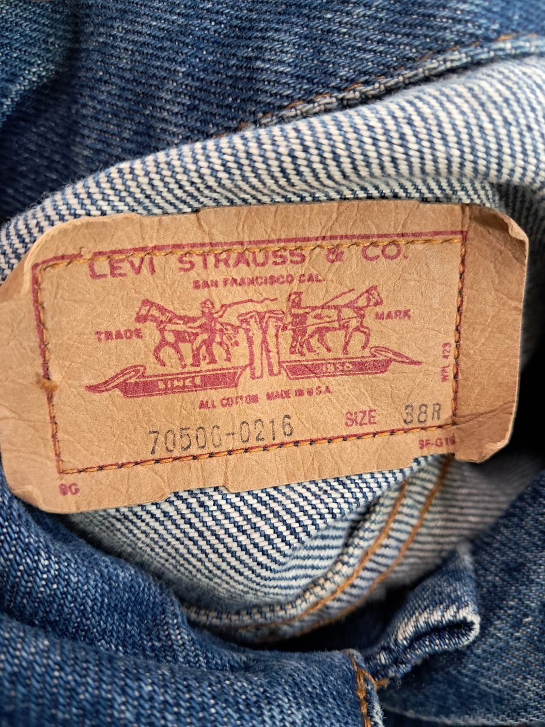 리바이스80 90s 데님자켓 상품이미지4