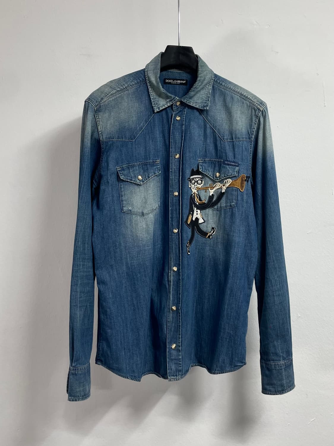 돌체앤가바나 워시드 데님 셔츠 (on.614)   상품이미지1